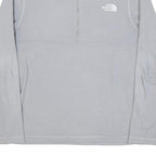 THE NORTH FACE Mens Light Grey Plain Pullover Crew Neck Basic Knit Jumper S