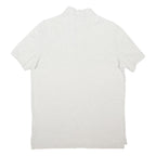 POLO RALPH LAUREN Mens White Short Sleeve Plain M Cotton Blend Classic Polo