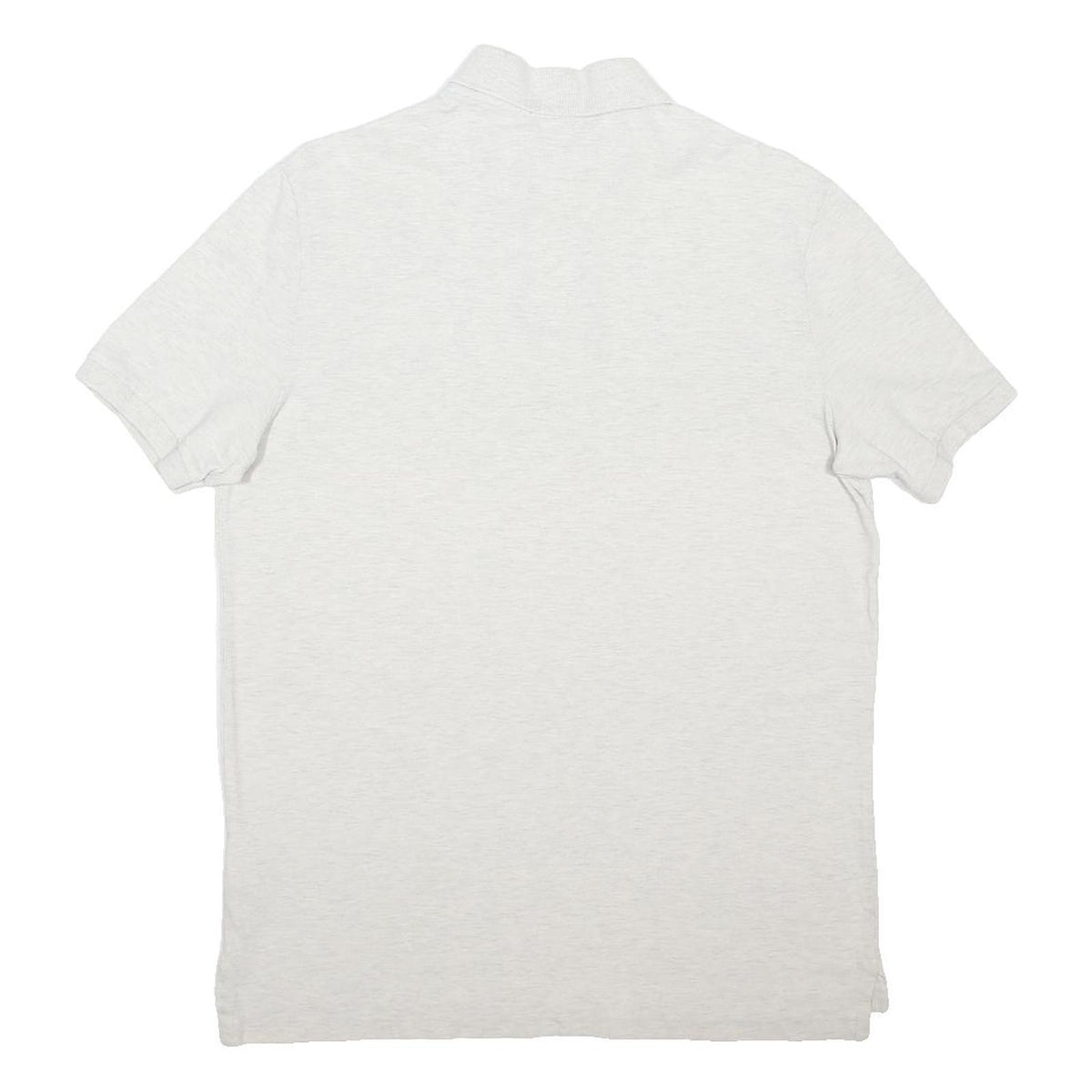POLO RALPH LAUREN Mens White Short Sleeve Plain M Cotton Blend Classic Polo