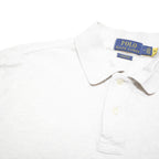 POLO RALPH LAUREN Mens White Short Sleeve Plain M Cotton Blend Classic Polo