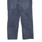 CALVIN KLEIN JEANS Mens Blue Regular Straight Denim Raw W36 L30 Embroidered