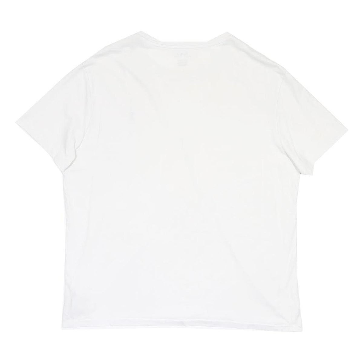 POLO RALPH LAUREN Mens White L Crew Neck Short Sleeve Graphic Cotton Blend