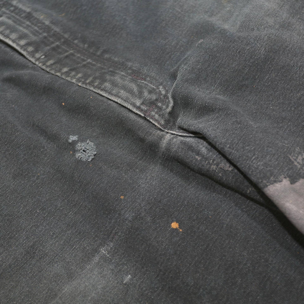 CARHARTT Mens Black Cotton Canvas Dungarees Regular Fit Straight XL W38 L32