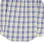 NAUTICA Mens Blue & Cream Check Shirt M Classic Cotton Blend Casual