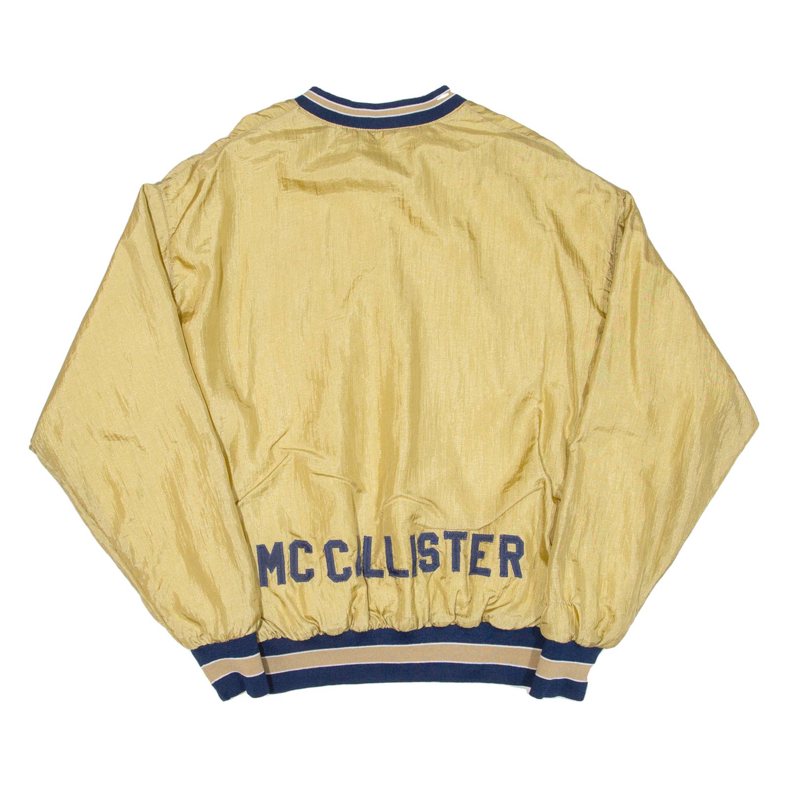 HOLLOWAY United Football Mens Sweatshirt Gold V-Neck USA M
