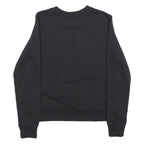 CALVIN KLEIN JEANS Mens Black Crew Neck XS Logo Sweatshirt Cotton Blend