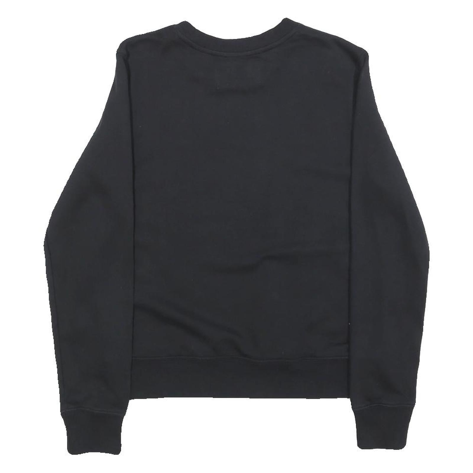 CALVIN KLEIN JEANS Mens Black Crew Neck XS Logo Sweatshirt Cotton Blend