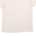 ADIDAS Womens Cream & White Classic T-Shirt S Short Sleeve Crew Neck Cotton