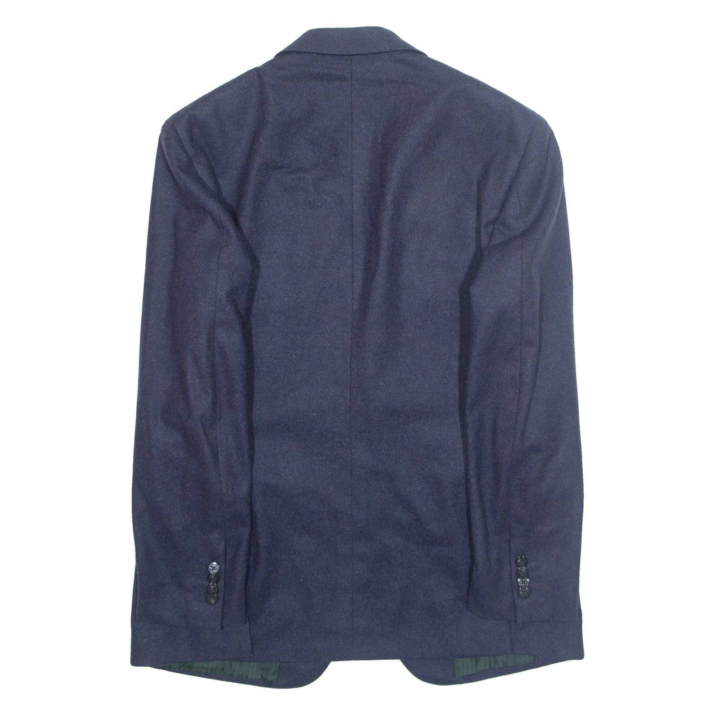 EMIL MULLER Mens Blazer Jacket Blue Wool L