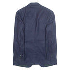 EMIL MULLER Mens Blazer Jacket Blue Wool L