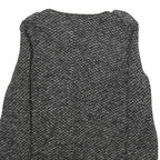 CHICOREE Womens Black and White Textured Classic Jacket XS Polyester Tweed