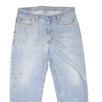 LEVI'S 550 Straight Mens Jeans Light Blue Regular Straight Denim W38 L29 Zip