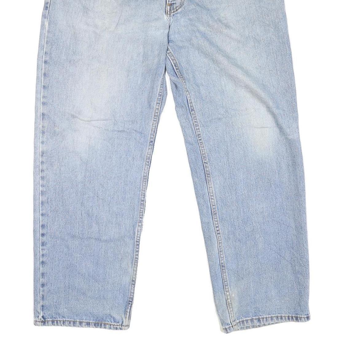 LEVI'S 550 Straight Mens Jeans Light Blue Regular Straight Denim W38 L29 Zip