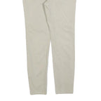 DICKIES Womens Cotton Blend Beige Slim Straight Trousers W30 L28 Stylish Comfort