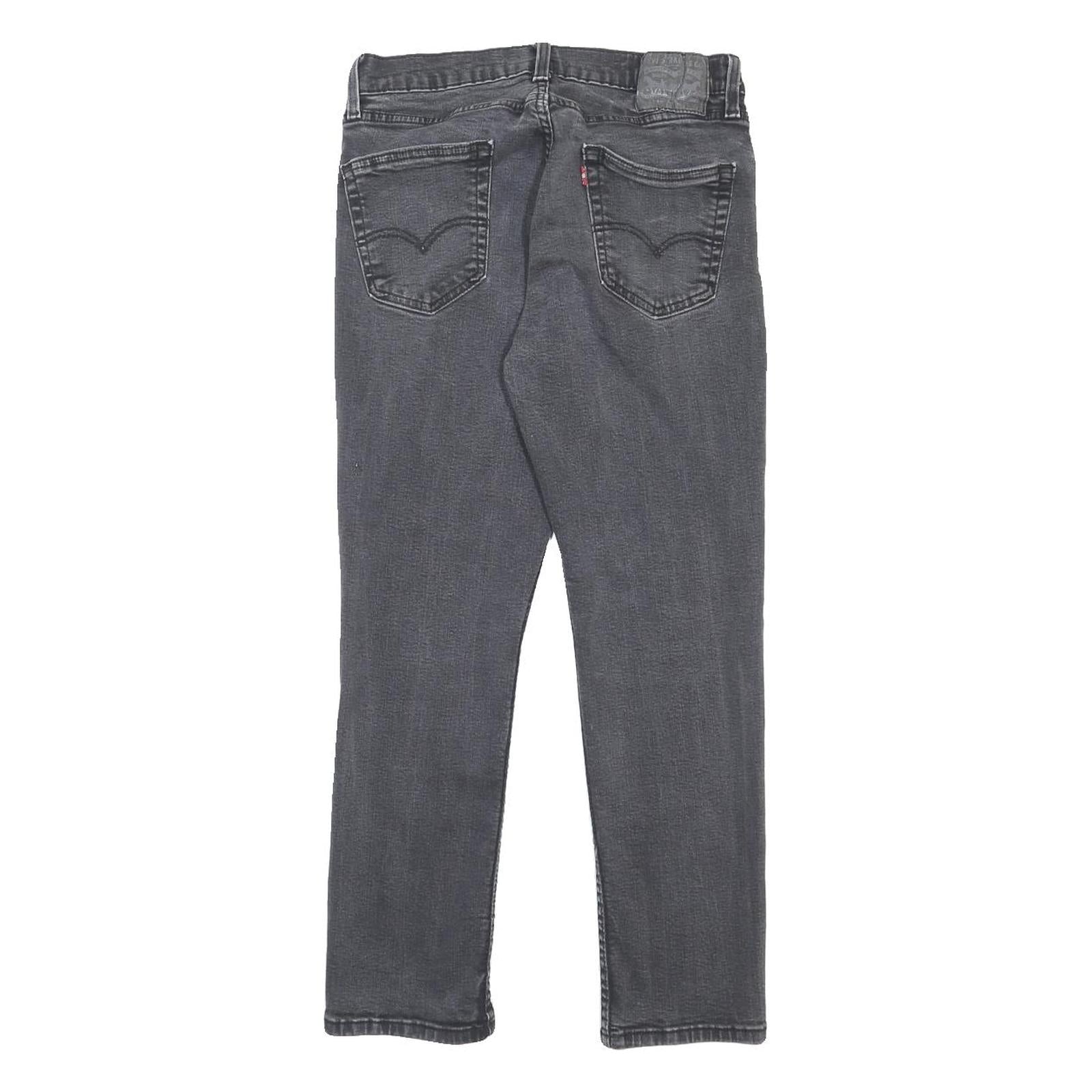 LEVI'S 511 Slim Mens Jeans Grey Slim Skinny Denim Medium W28 L30 Authentic