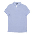TOMMY HILFIGER Mens Blue Polo Shirt XS Cotton Blend Short Sleeve Classic Fit