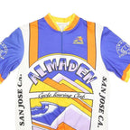 AUSSIE Mens Blue Orange & Yellow Almaden Cycle Touring Club Graphic T-Shirt XL