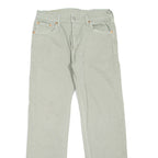 LEVI'S 505 Jeans Mens Grey Regular Straight W30 L30