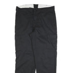 RED KAP Mens Cotton Blend Black Regular Fit Straight Leg Trousers W36 L34