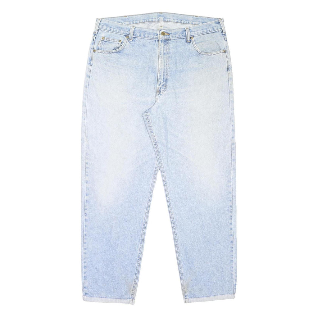 CARHARTT Mens Jeans Blue Relaxed Straight Denim Medium W40 L32 Casual Workwear