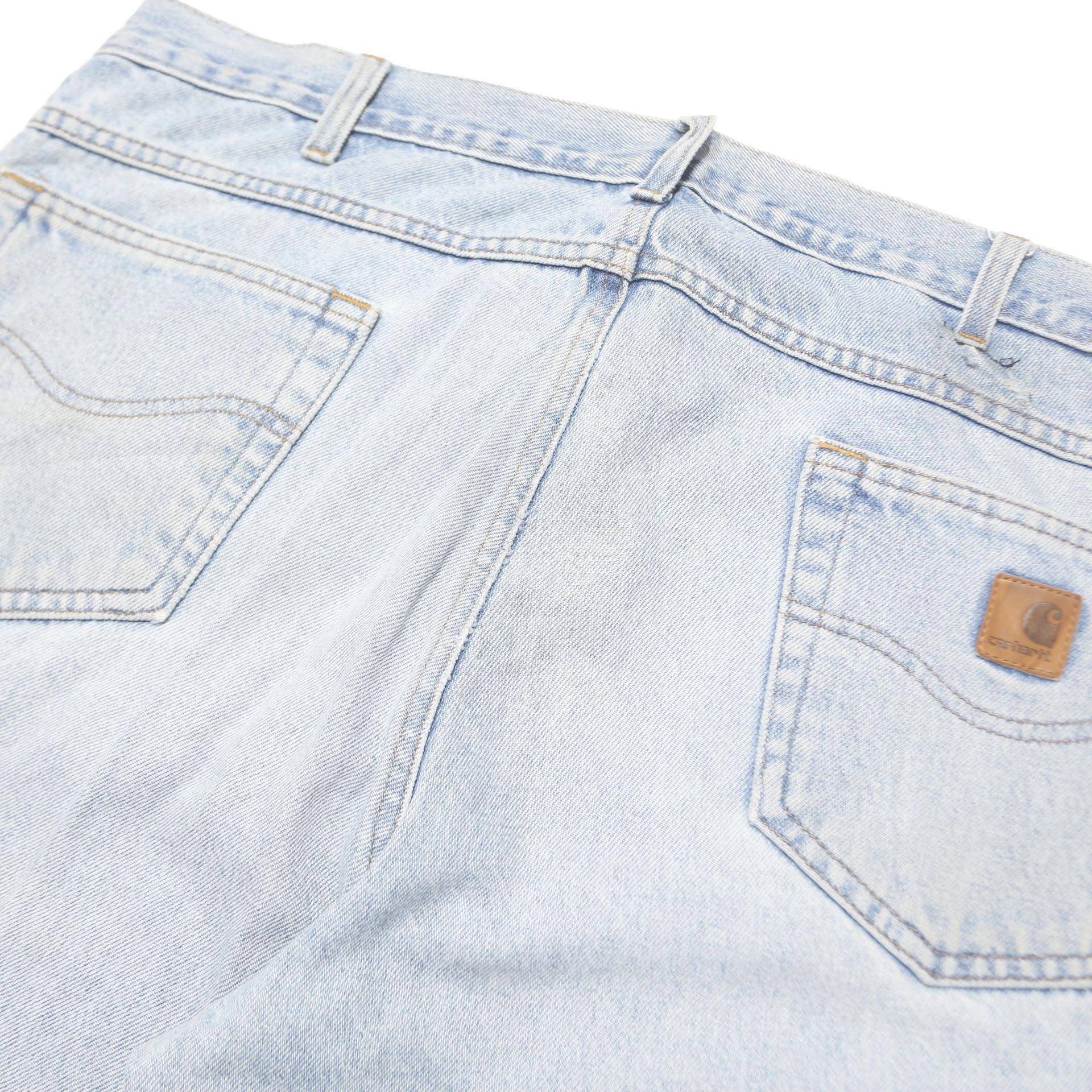 CARHARTT Mens Jeans Blue Relaxed Straight Denim Medium W40 L32 Casual Workwear