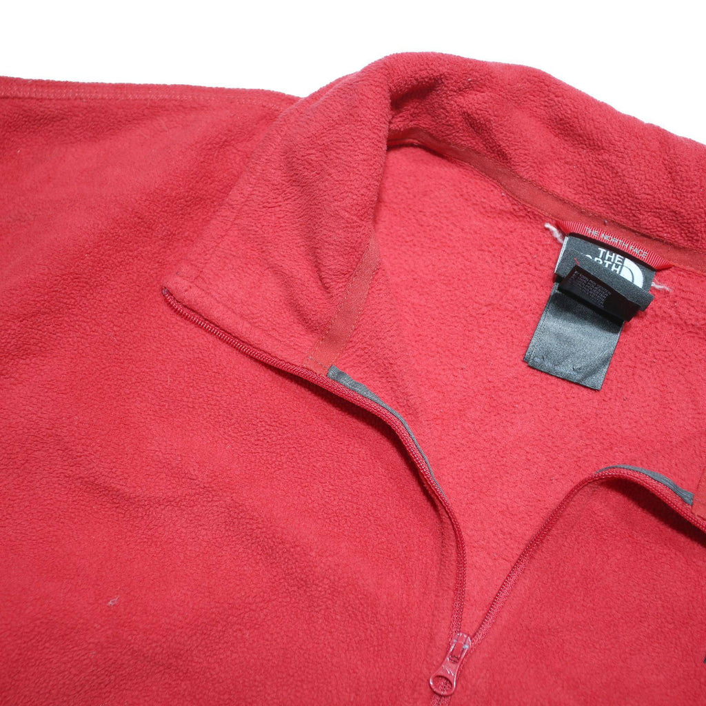 THE NORTH FACE Mens Red Pullover Plain Crew Neck Jumper XL Outdoor Sportswear