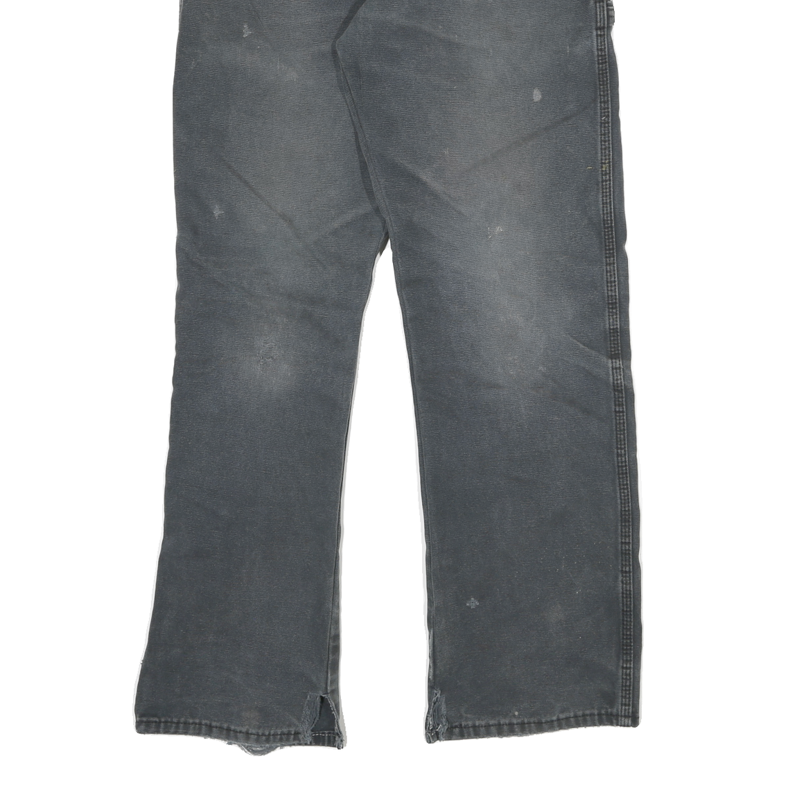 DICKIES Mens Regular Fit Straight Leg Denim Jeans Black W30 L30 Workwear