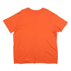 NIKE Mens Orange & Purple Graphic T-Shirt 2XL Short Sleeve Crew Neck Comfortable