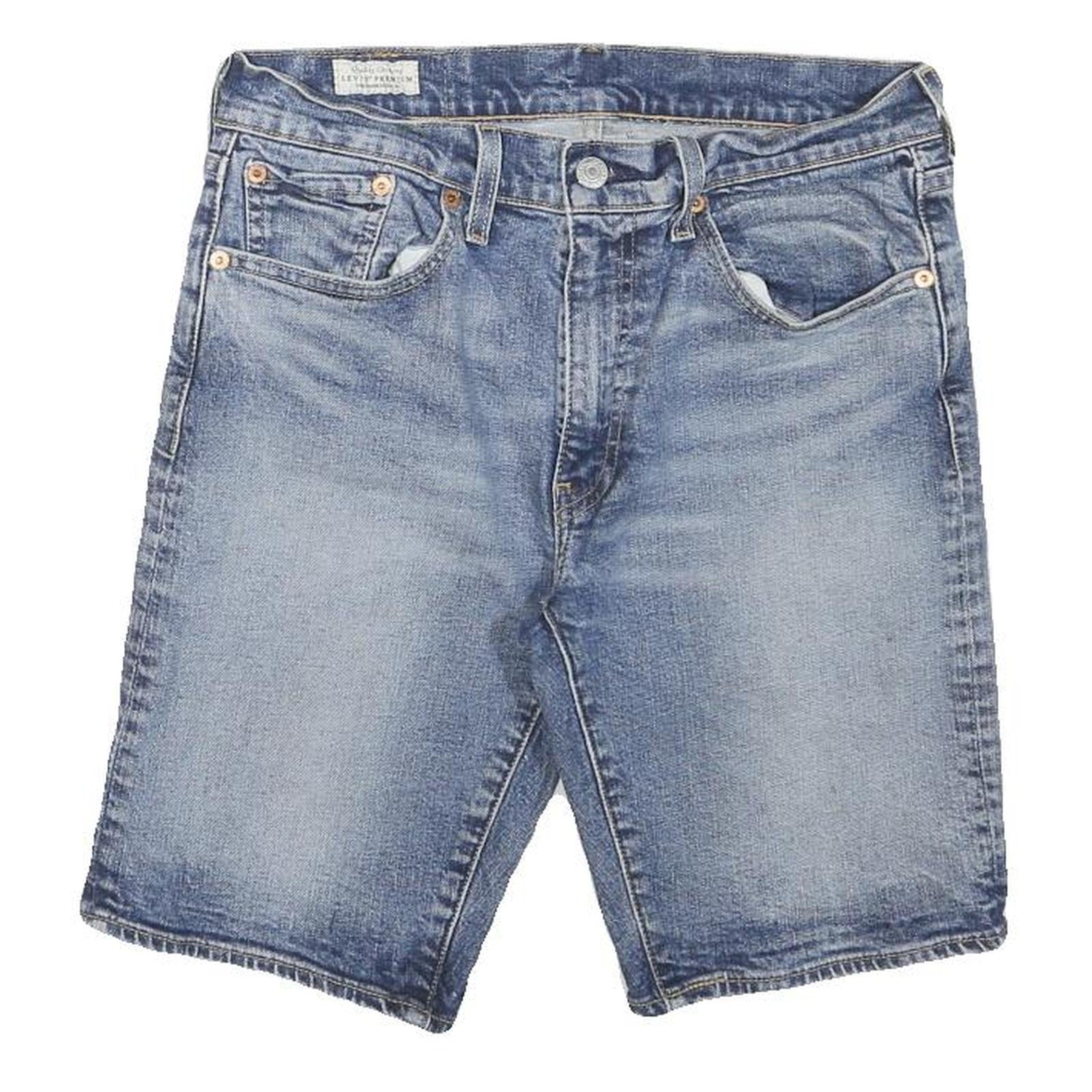 LEVI'S Mens Shorts Blue Casual Denim M W29 Classic Button Pockets