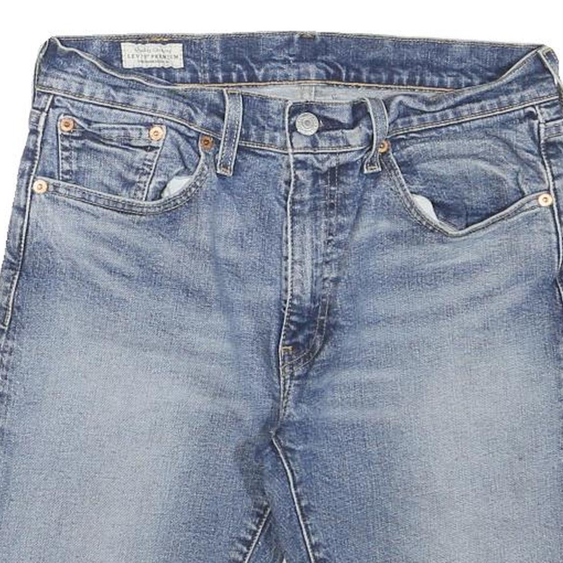 LEVI'S Mens Shorts Blue Casual Denim M W29 Classic Button Pockets