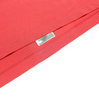 ADIDAS Mens Red Short Sleeve Polo Shirt Plain Pattern M Button Collar Cotton