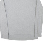 ADIDAS Mens Grey Cotton Blend Crew Neck Sweatshirt S Casual Lightweight Pullover