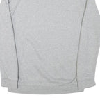 ADIDAS Mens Grey Cotton Blend Crew Neck Sweatshirt S Casual Lightweight Pullover