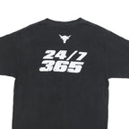 WWE Mens Black Boots 2 Asses Graphic T-Shirt M Short Sleeve Crew Neck