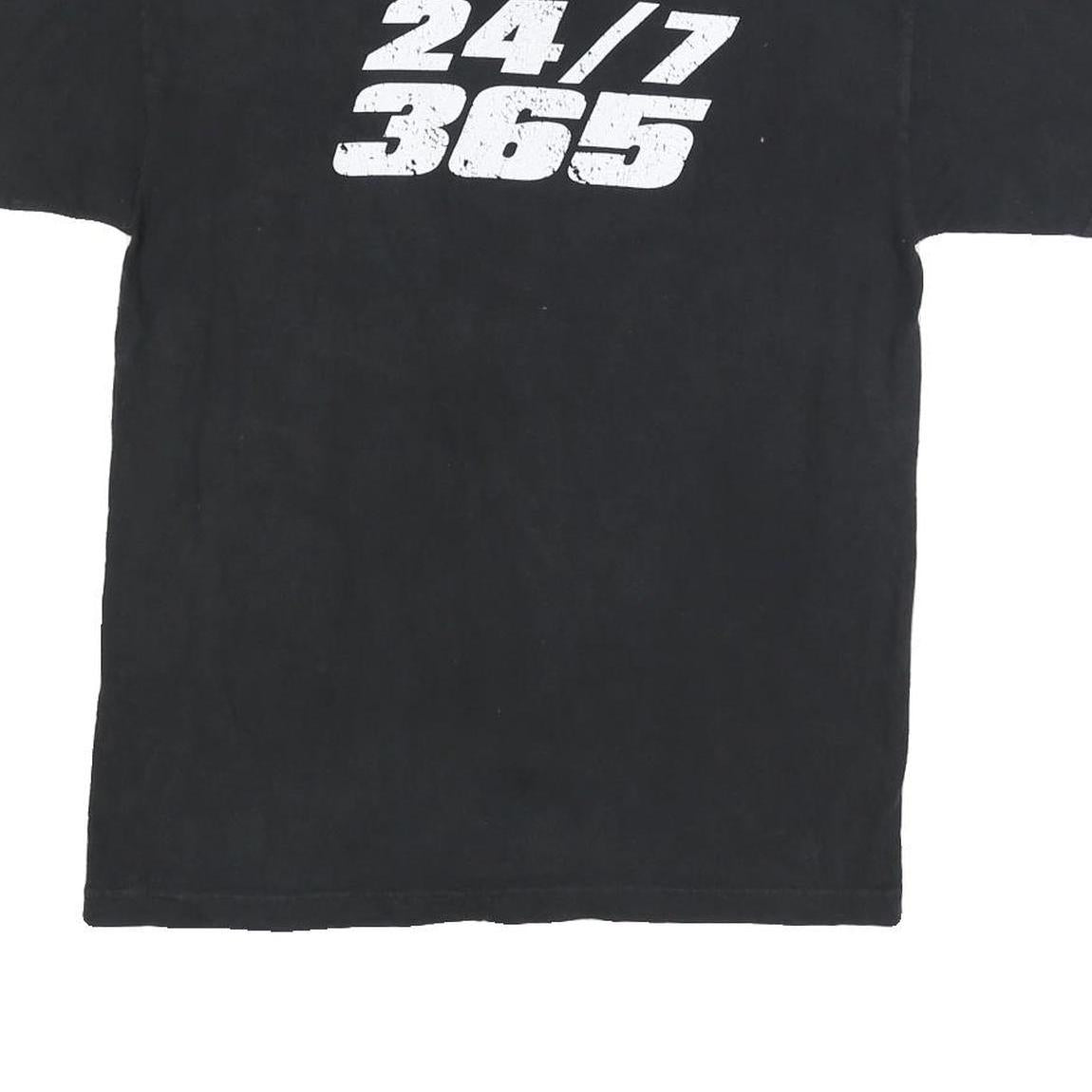 WWE Mens Black Boots 2 Asses Graphic T-Shirt M Short Sleeve Crew Neck