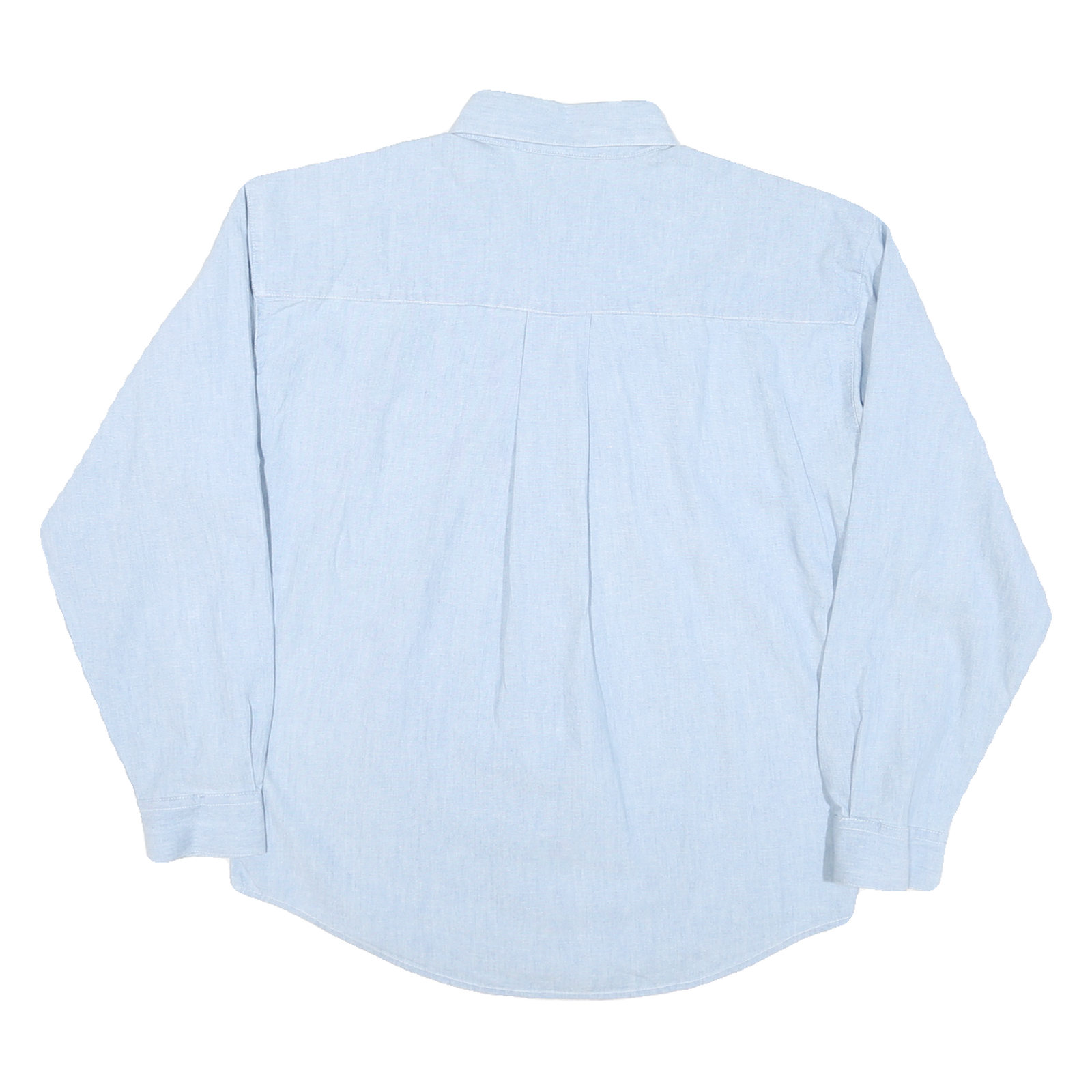 PRINCIPLES Womens Blue Shirt M Embroidered Floral Cotton Blend Button-Down