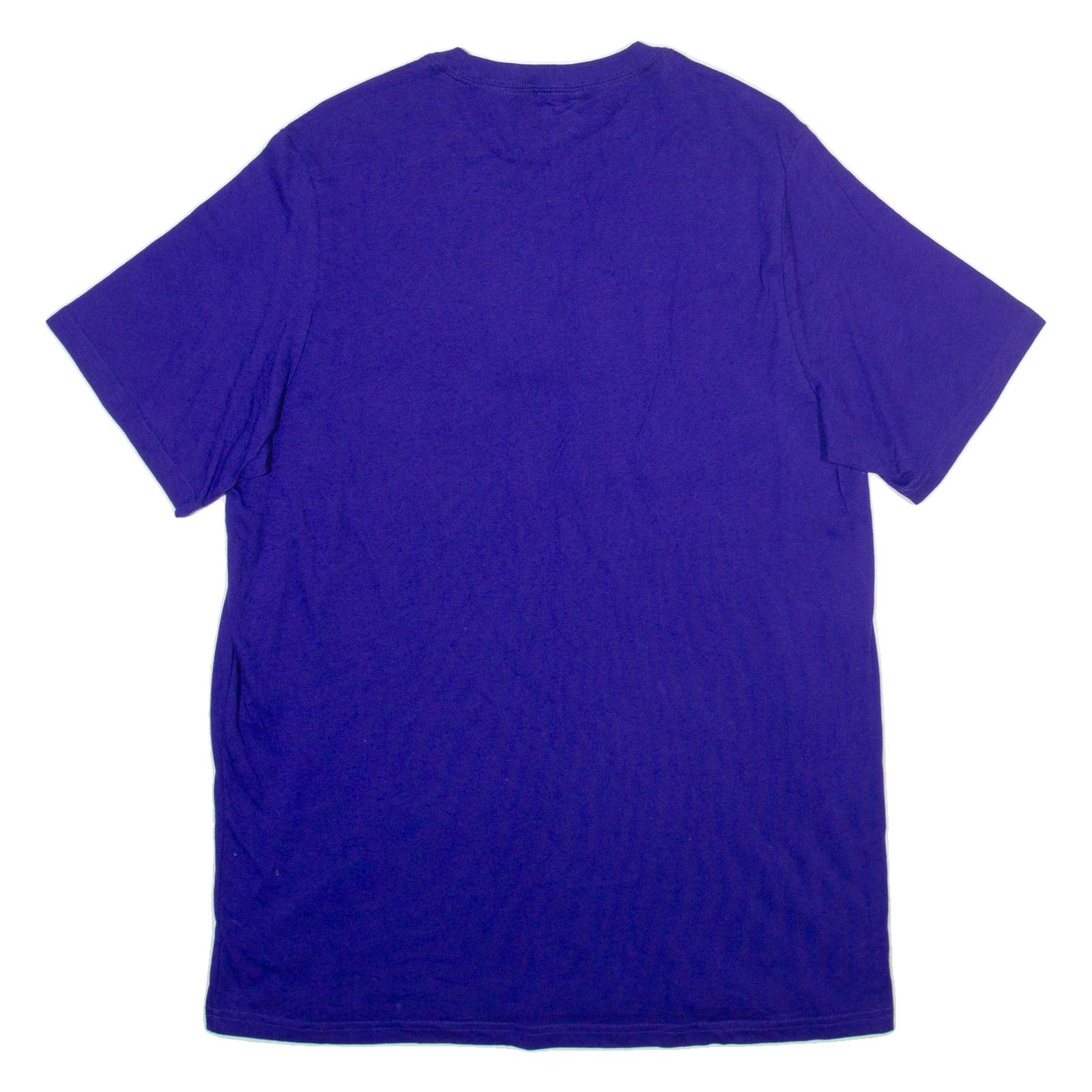 ADIDAS Mens T-Shirt Blue L