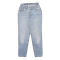 LEVI'S Womens Regular Fit Light Blue Denim Jeans W24 L25 Classic Button Closure