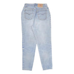 LEVI'S Womens Regular Fit Light Blue Denim Jeans W24 L25 Classic Button Closure