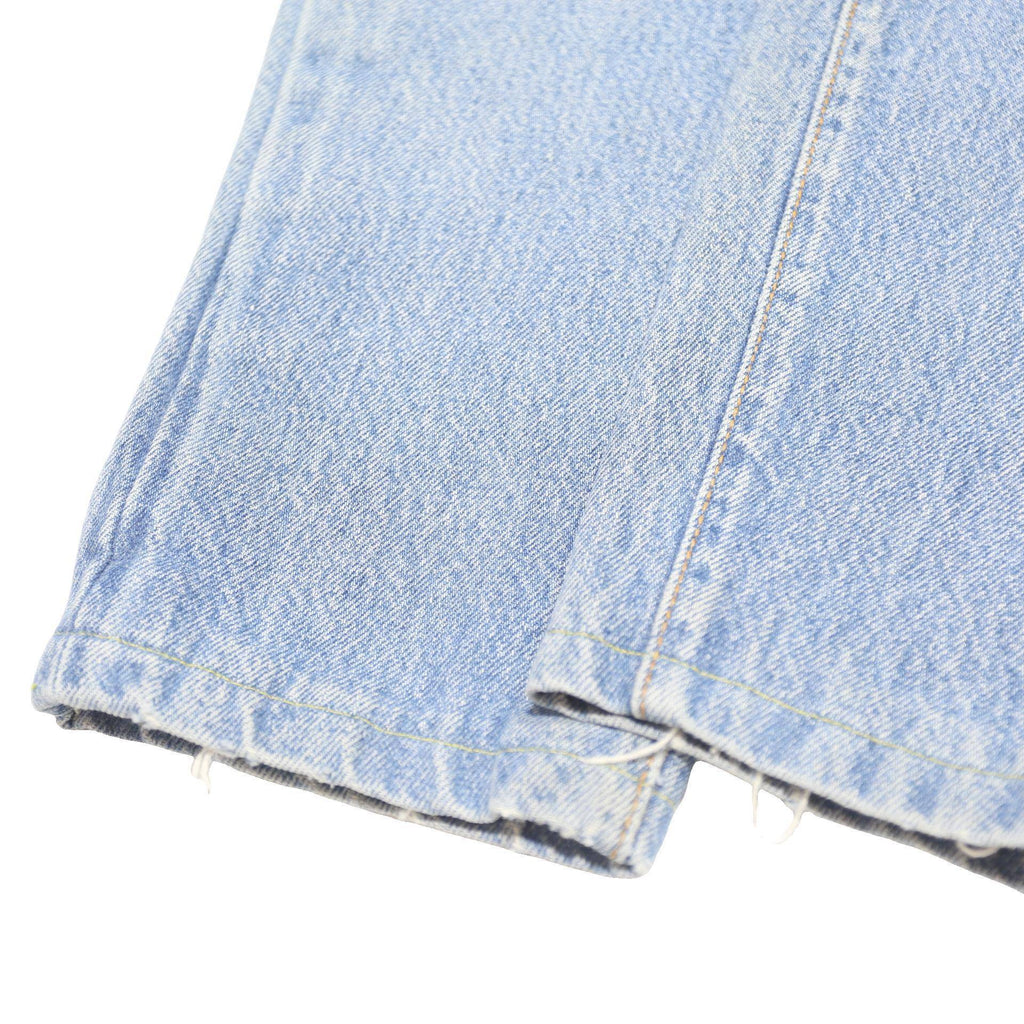 LEVI'S Womens Regular Fit Light Blue Denim Jeans W24 L25 Classic Button Closure