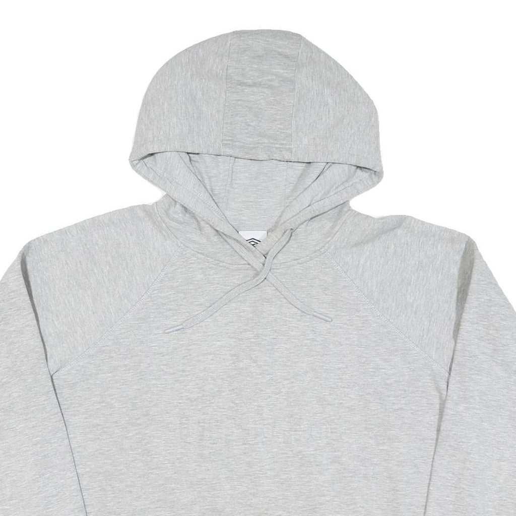 UMBRO Womens Grey Hoodie XL Cotton Casual Pullover Sweatshirt