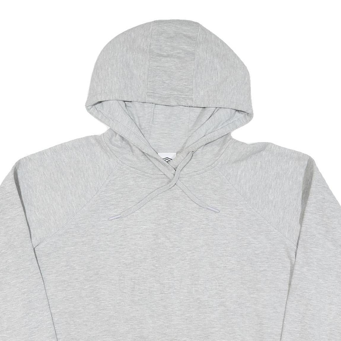 UMBRO Womens Grey Hoodie XL Cotton Casual Pullover Sweatshirt