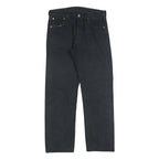 LEVI'S 501 Mens Jeans Black Regular Straight Denim W32 L29 Classic Button Fly