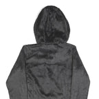 HELLY HANSEN Womens Black & Pink Hooded Jacket M Polyester Blend Fleece Outdoor