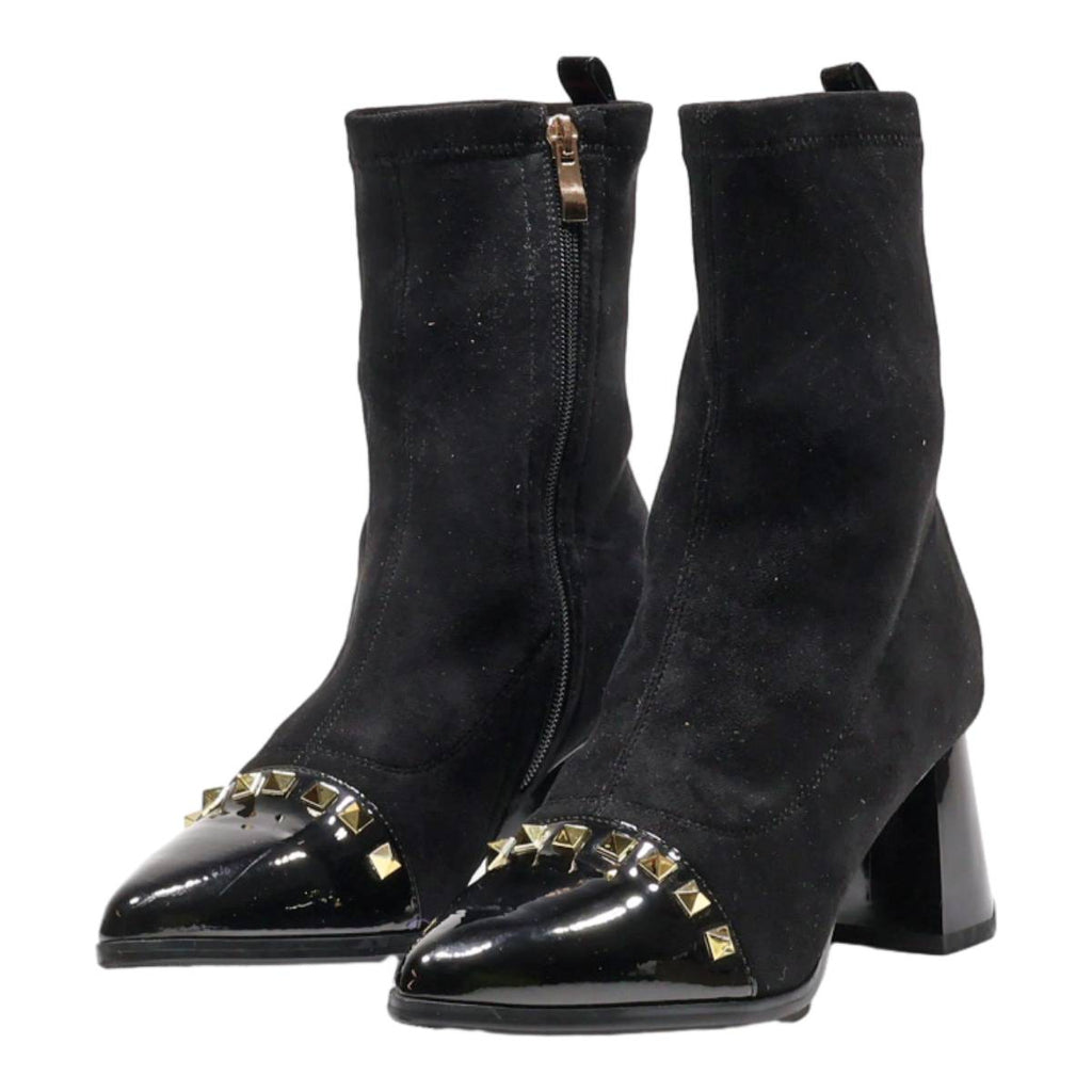 AZURA Ankle Boots Black Synthetic Womens UK 4