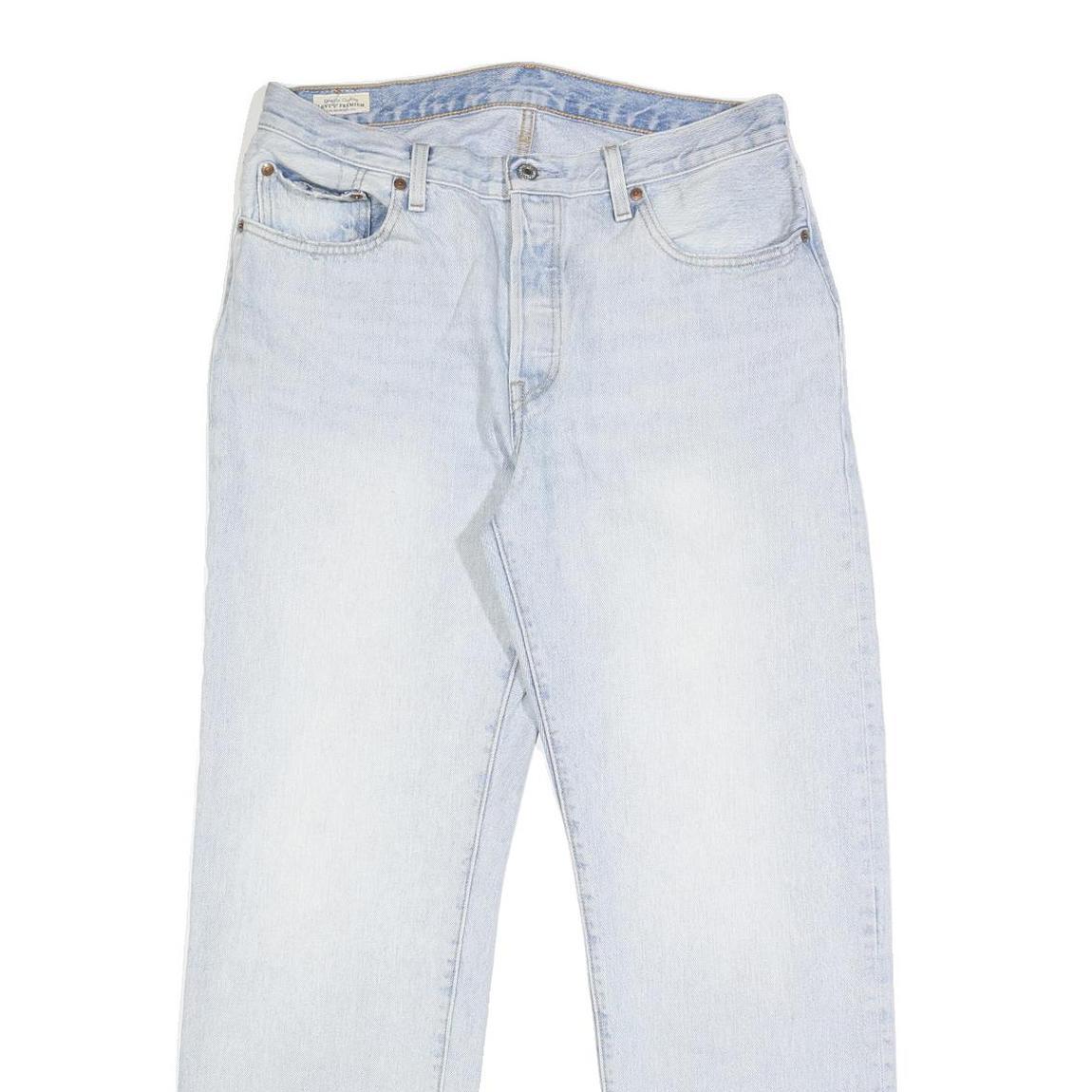 LEVI'S 501 BIG E Womens Jeans Blue Regular Straight Denim Light W31 L32 Vintage