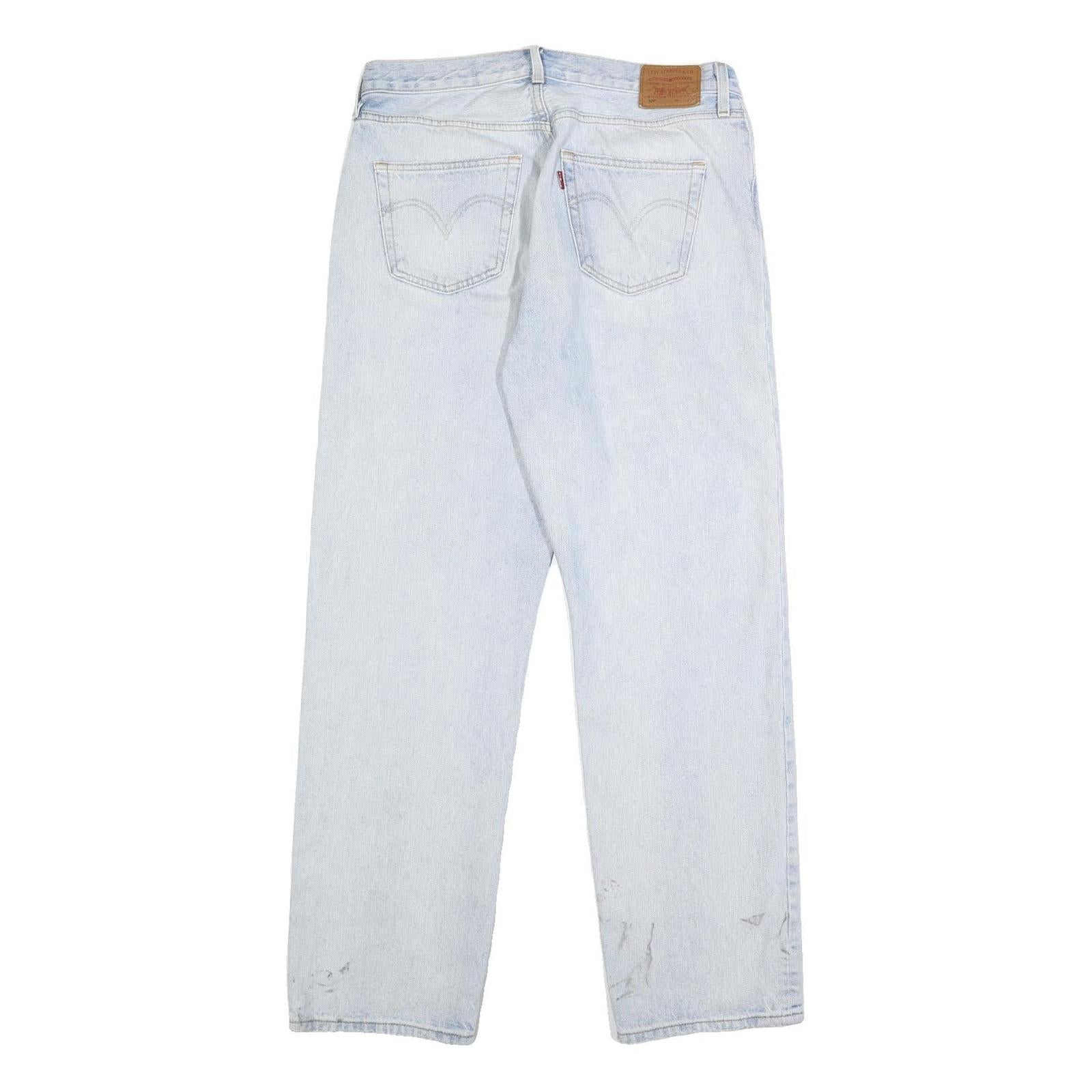 LEVI'S 501 BIG E Womens Jeans Blue Regular Straight Denim Light W31 L32 Vintage