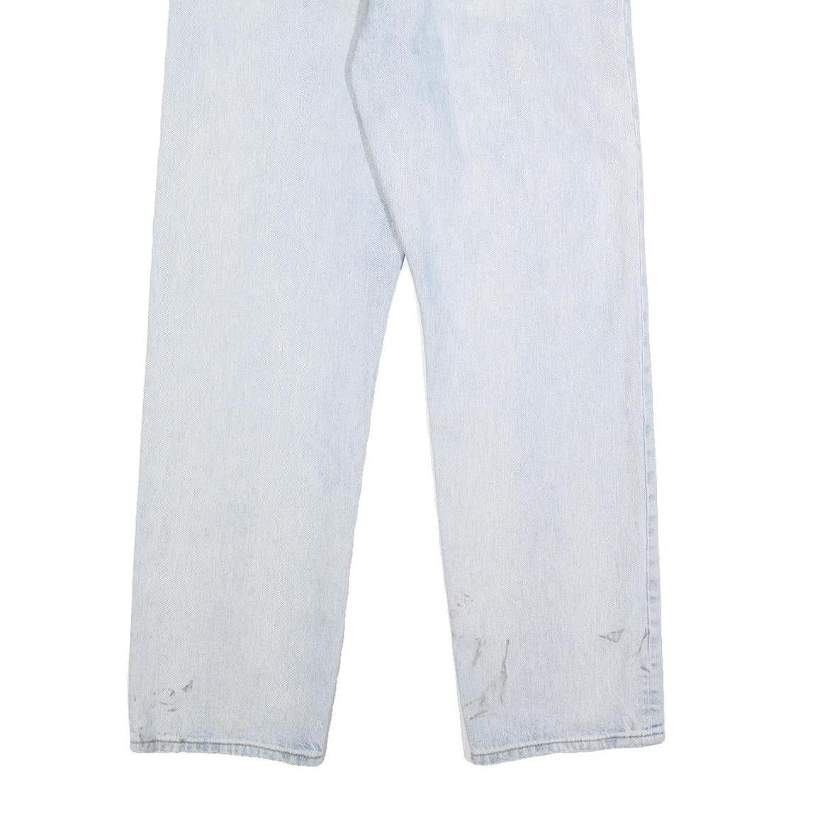 LEVI'S 501 BIG E Womens Jeans Blue Regular Straight Denim Light W31 L32 Vintage