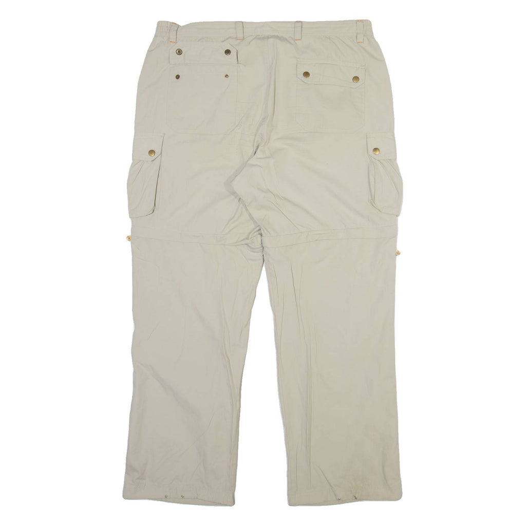 LIMIT Detachable Legs Mens Trousers Beige Relaxed Straight W38 L31