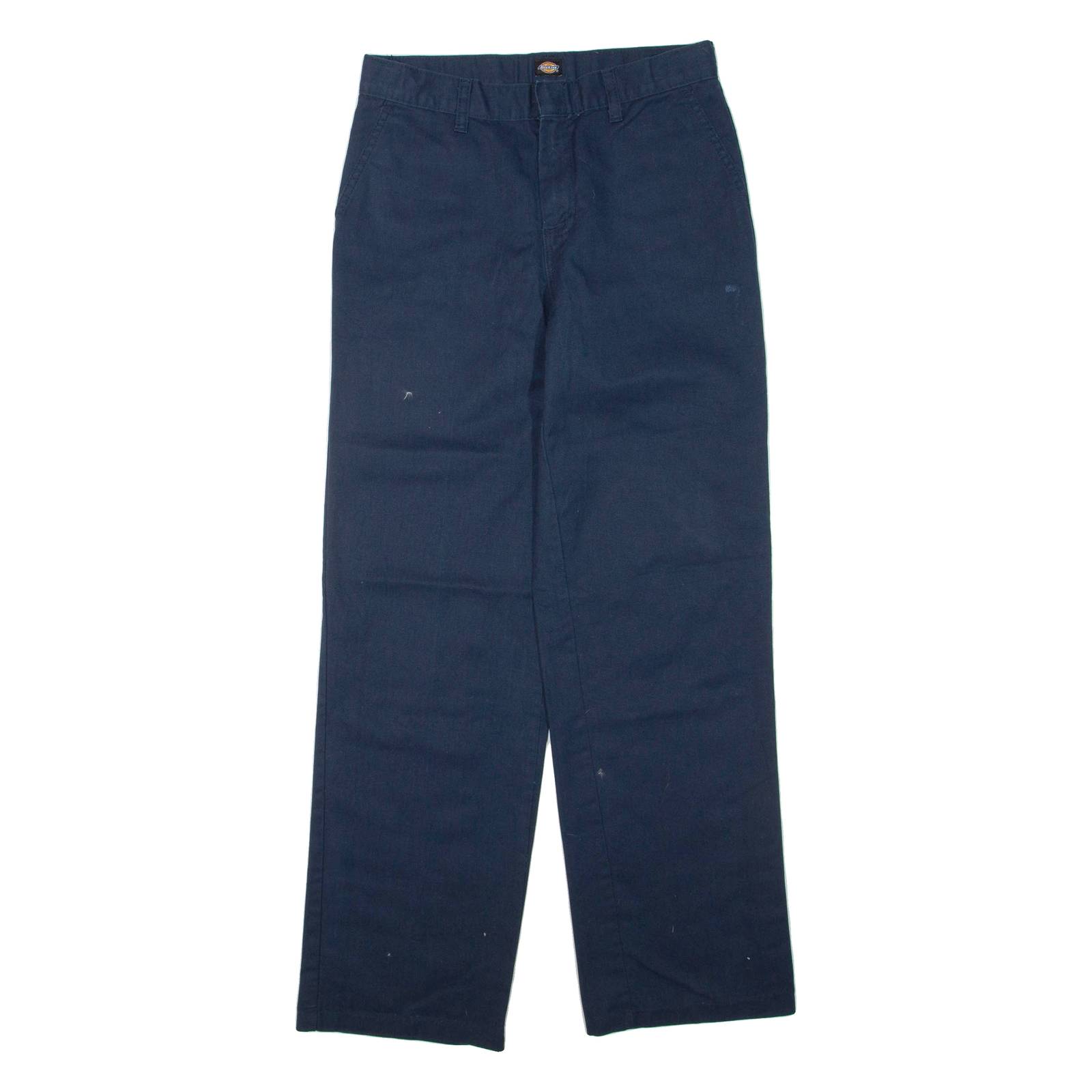 DICKIES Mens Trousers Blue Regular Straight W28 L30